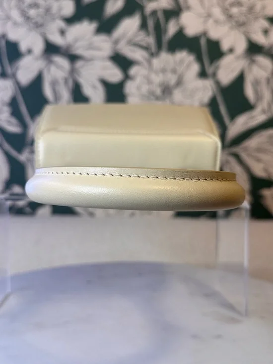 Jacquemus Authentic Mini Top-Handle Bag in Cream Leather w/Dusty Never Carried - Picture 7 of 13